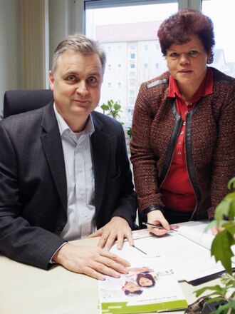 Der Vorstand: Thomas Schippmann und Kathrin Philipp
